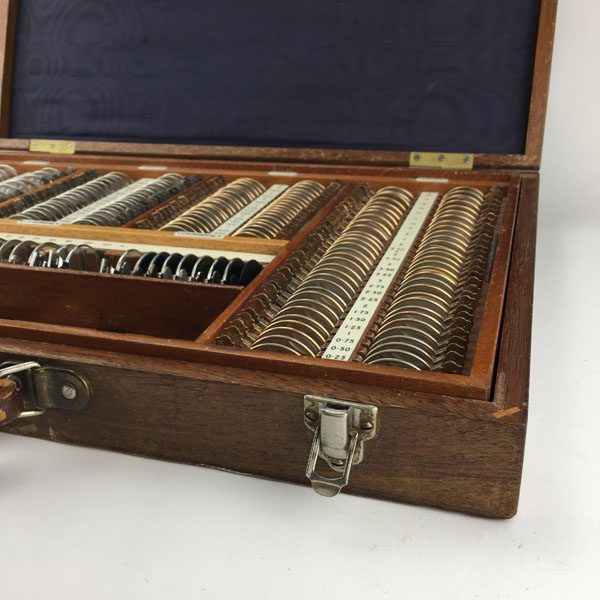 Edwardian Optician's trial lens set