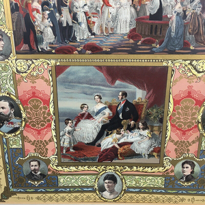 Set of 4x Victorian Diamond Golden Jubilee chromolithographs